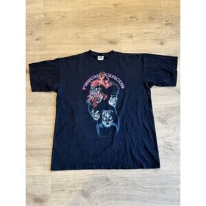 Vintage 1998 Kiss Psycho Circus Tour T Shirt XL USA Made Band Tee 90s Original